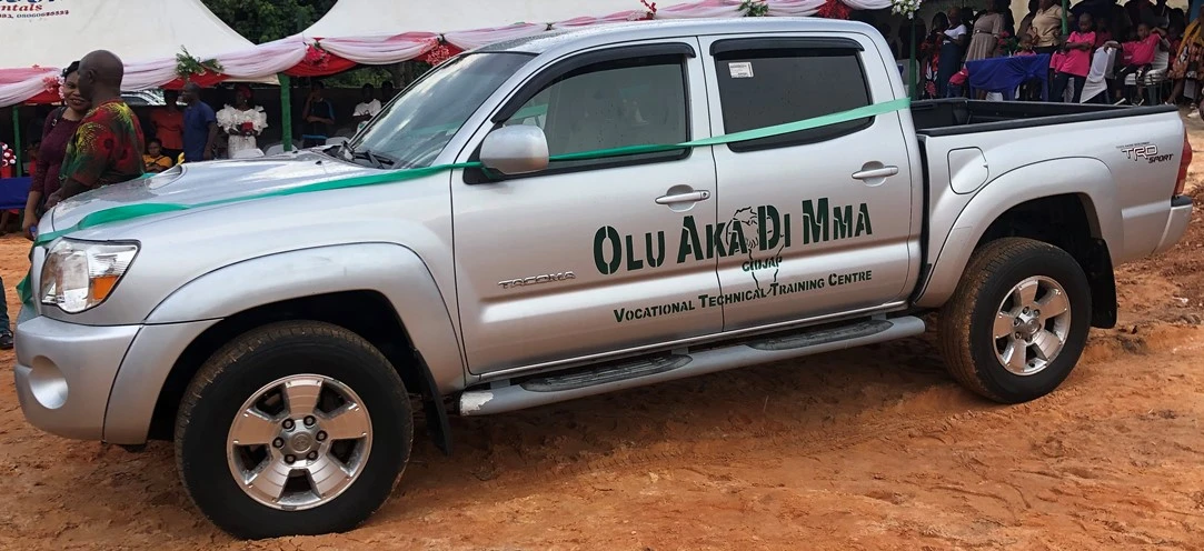 VTTC Olu Aka Di Mma Receives Hilux Vehicle to Boost Training and Outreach